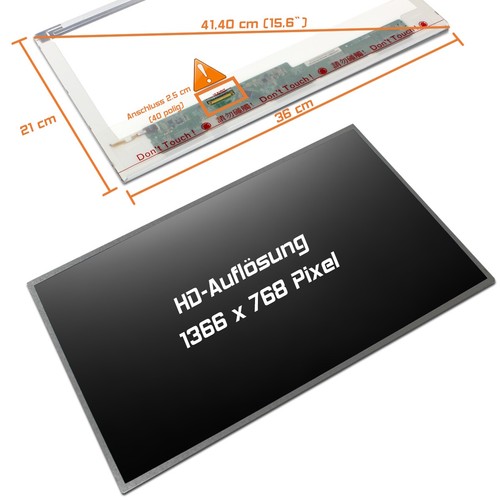 Led display matt - 15,6", passend